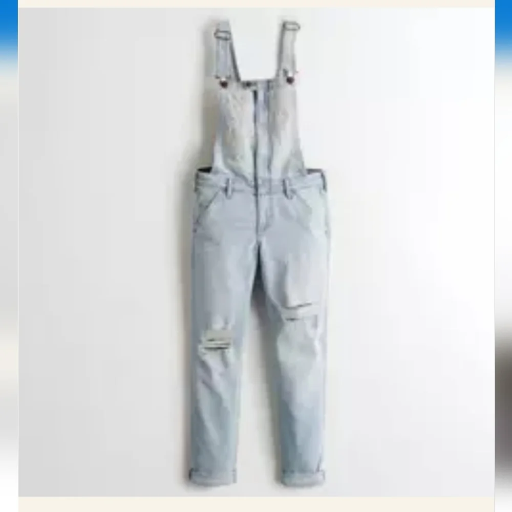๐ฉต๐ HOLLISTER Stretch Super Skinny Crop OVERALLS ๐๐ฉต - Picture 2 of 15